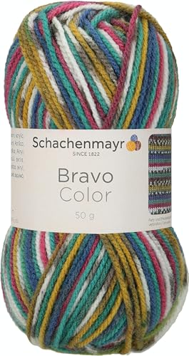 Schachenmayr Bravo Color, 50G Jeans Jacquard Handstrickgarne von Schachenmayr since 1822