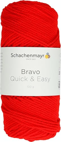 Schachenmayr Bravo Quick&Easy, 100G Feuer Handstrickgarne von Schachenmayr since 1822