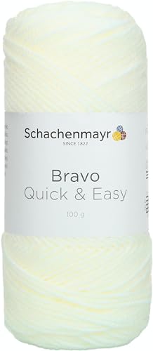 Schachenmayr Bravo Quick&Easy, 100G weiß Handstrickgarne von Schachenmayr since 1822