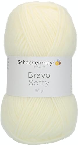 Schachenmayr Bravo Softy, 50G Ecru Handstrickgarne von Schachenmayr since 1822