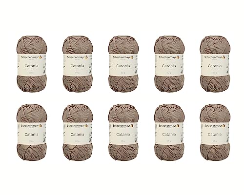 Schachenmayr Catania, 10Er Pack Taupe Handstrickgarne von Schachenmayr since 1822