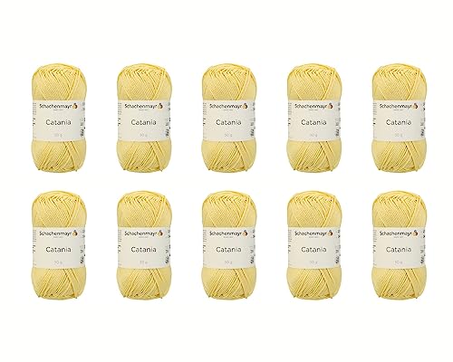 Schachenmayr Catania, 10Er Pack vanille Handstrickgarne von Schachenmayr since 1822