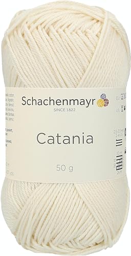 Schachenmayr 9801210-00130 Handstrickgarn, creme, 11,5 x 5,2 x 6 cm, 50 von Schachenmayr since 1822