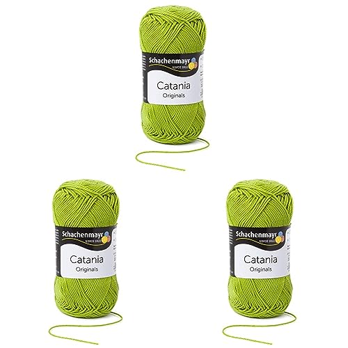 Schachenmayr Catania, 50G apfel Handstrickgarne (Packung mit 3) von Schachenmayr since 1822