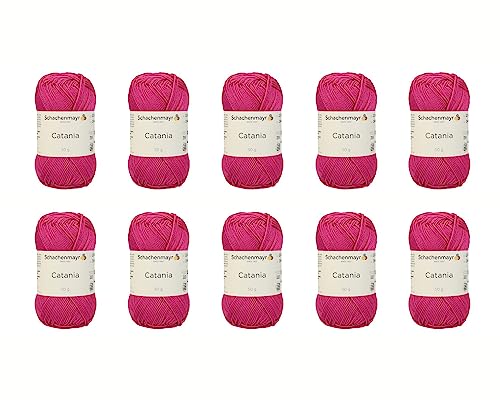 Schachenmayr Catania, 10Er Pack cyclam Handstrickgarne von Schachenmayr since 1822