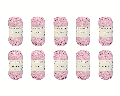 Schachenmayr Catania, 10Er Pack rosa Handstrickgarne von Schachenmayr since 1822