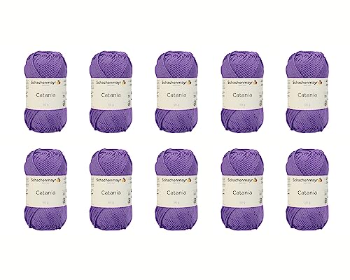 Schachenmayr Catania, 10Er Pack violett Handstrickgarne von Schachenmayr since 1822