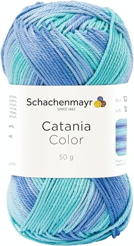 Schachenmayr Catania Color, 50G Aqua Handstrickgarne von Schachenmayr since 1822