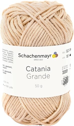 Schachenmayr Catania Grande, 50G Sand Handstrickgarne von Schachenmayr since 1822