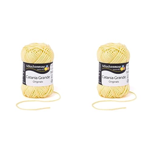 Schachenmayr Catania Grande, 50G vanille Handstrickgarne (Packung mit 2) von Schachenmayr since 1822