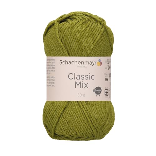 Schachenmayr Classic Mix - Farbe: Avocado (00073) - 50 g/ca. 120 m Wolle von Schachenmayr since 1822