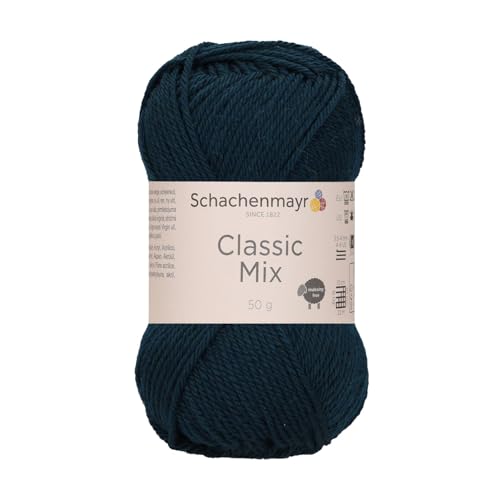 Schachenmayr Classic Mix - Farbe: Teal (00065) - 50 g/ca. 120 m Wolle von Schachenmayr since 1822