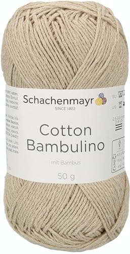 Schachenmayr Cotton Bambulino, 50G beige Handstrickgarne von Schachenmayr since 1822