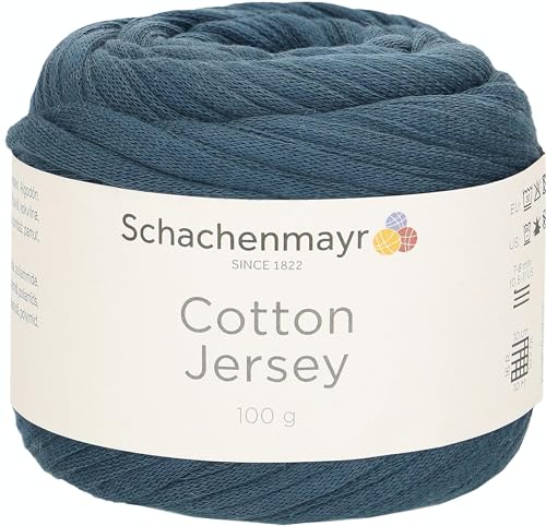 Schachenmayr Cotton Jersey, 100G Navy Handstrickgarne von Schachenmayr since 1822