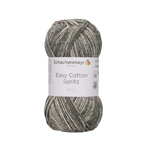 Schachenmayr Easy Cotton Spritz - Farbe: Nero (00099) - 50 g/ca. 110 m Wolle von Schachenmayr since 1822