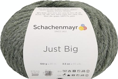 Schachenmayr Just Big, 100G Salbei meliert Handstrickgarne von Schachenmayr since 1822