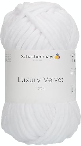 Schachenmayr Luxury Velvet 00001 weiß ca. 75 m 100 g von Schachenmayr since 1822