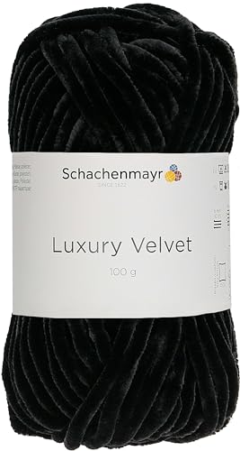 Schachenmayr Luxury Velvet, 100G Black Sheep Handstrickgarne von Schachenmayr since 1822