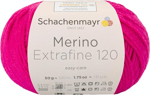 Schachenmayr Merino Extrafine 120, 50G Kardinal Handstrickgarne von Schachenmayr since 1822