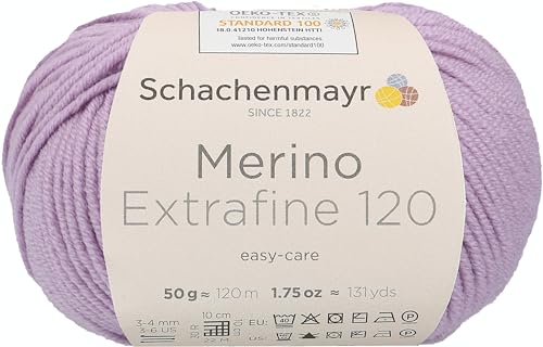 Schachenmayr Merino Extrafine 120, 50G Wisteria Handstrickgarne von Schachenmayr since 1822