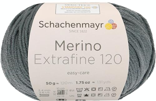 Schachenmayr Merino Extrafine 120, 50G gob blau Handstrickgarne von Schachenmayr since 1822