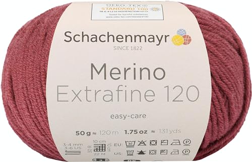 Schachenmayr Merino Extrafine 120, 50G Marsala Handstrickgarne von Schachenmayr since 1822