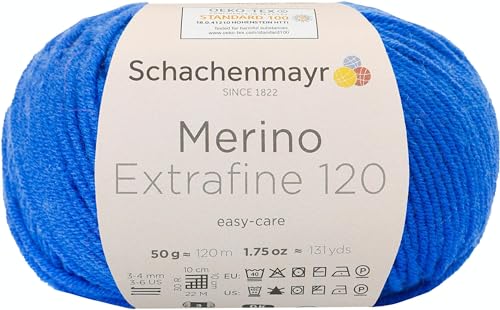 Schachenmayr Merino Extrafine 120 9807552-00151 royal Handstrickgarn, Schurwolle von Schachenmayr since 1822