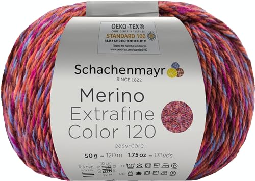 Schachenmayr Merino Extrafine 120 Color, 50G Lava Handstrickgarne von Schachenmayr since 1822