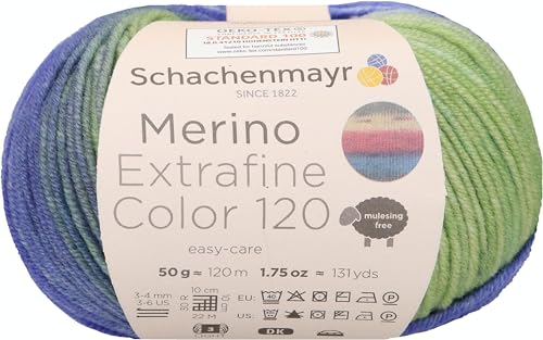 Schachenmayr Merino Extrafine 120 Color, 50G aquarell Handstrickgarne von Schachenmayr since 1822