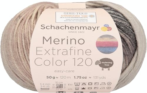 Schachenmayr Merino Extrafine 120 Color, 50G Stone Handstrickgarne von Schachenmayr since 1822