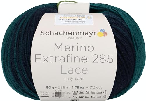 Schachenmayr Merino Extrafine 285 Lace, 50G Forest Handstrickgarne von Schachenmayr since 1822