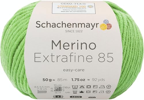 Schachenmayr Merino Extrafine 85, 50G Apple Green Handstrickgarne von Schachenmayr since 1822