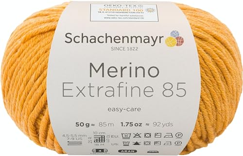 Schachenmayr Merino Extrafine 85, 50G Gold meliert Handstrickgarne von Schachenmayr since 1822