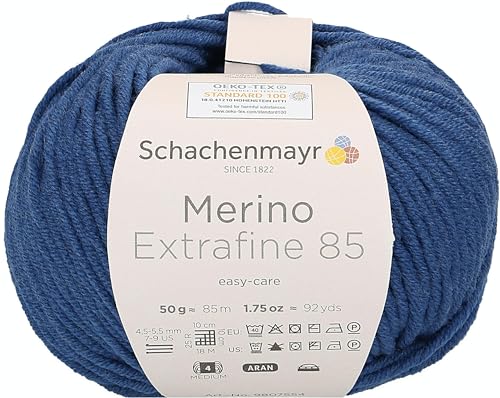 Schachenmayr Merino Extrafine 85, 50G Jeans Handstrickgarne von Schachenmayr since 1822