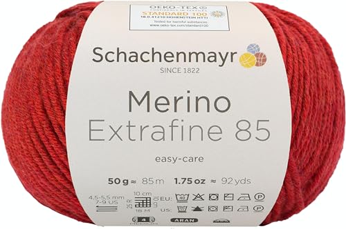 Schachenmayr Merino Extrafine 85 9807554-00227 passion Handstrickgarn, Schurwolle von Schachenmayr since 1822