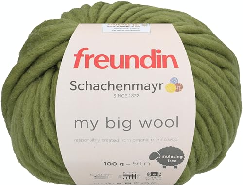 Schachenmayr My Big Wool, 100G Pesto Handstrickgarne von Schachenmayr since 1822