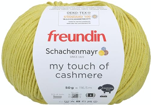 Schachenmayr My Touch Of Cashmere, 50G lime Handstrickgarne von Schachenmayr since 1822