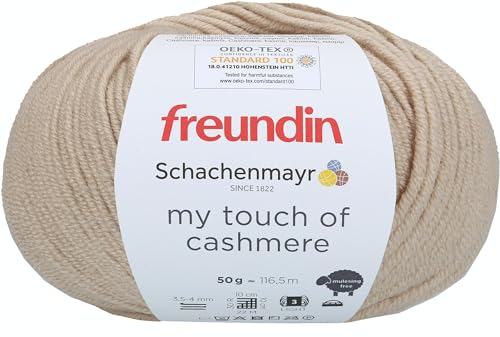 Schachenmayr My Touch of Cashmere, 50G Sand Handstrickgarne von Schachenmayr since 1822