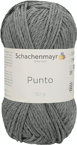 Schachenmayr Punto, 50G Mittelgrau meliert Handstrickgarne von Schachenmayr since 1822