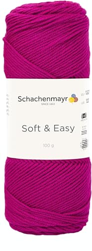 Schachenmayr Soft & Easy, 100G Fuchsia Handstrickgarne von Schachenmayr since 1822