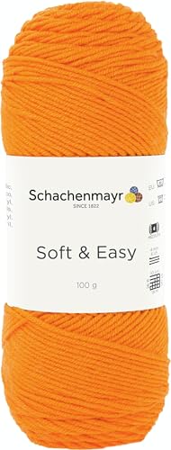 Schachenmayr Soft & Easy, 100G Mandarine Handstrickgarne von Schachenmayr since 1822