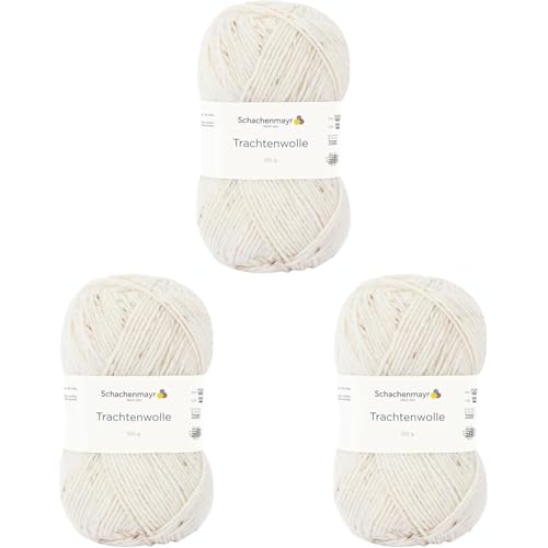 Schachenmayr Trachtenwolle, 100G braun flammé Handstrickgarne (Packung mit 3) von Schachenmayr since 1822