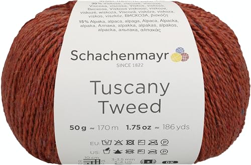 Schachenmayr Tuscany Tweed, 50G Terracotta Handstrickgarne von Schachenmayr since 1822