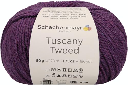 Schachenmayr Tuscany Tweed, 50G violett Handstrickgarne von Schachenmayr since 1822