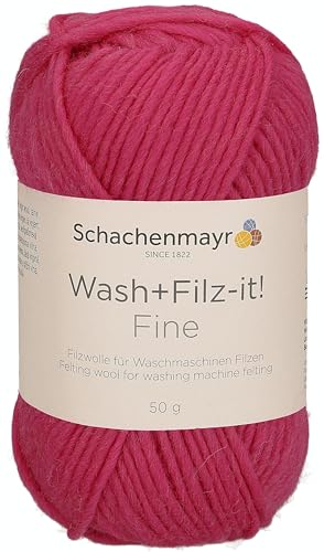 Schachenmayr Wash+Filz-It! Fine, 50G pink Filzgarne von Schachenmayr since 1822