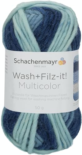 Schachenmayr Wash+Filz-It! Multicolor, 50G Casual Stripes Multicolor Filzgarne von Schachenmayr since 1822