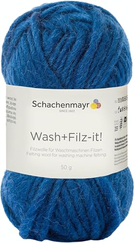 Schachenmayr Wash+Filz-it! 9812942-00025 indigo Handstrickgarn, Filzgarn, Schurwolle Schachenmayr Wash+Filz-it! 9812942-00025 indigo Handstrickgarn, Filzgarn, Schurwolle von Schachenmayr since 1822