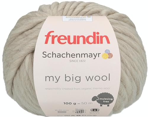 Schachenmayr My Big Wool, 100G Sand meliert Handstrickgarne von Schachenmayr since 1822