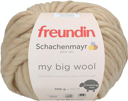 Schachenmayr My Big Wool, 100G Light Caramel Handstrickgarne von Schachenmayr since 1822