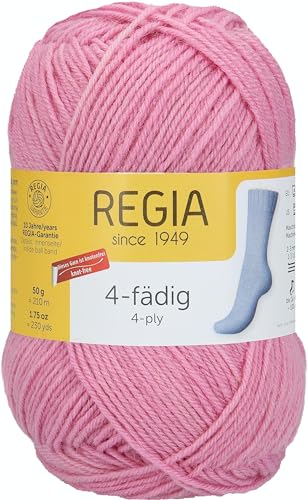 Regia Schachenmayr 4-Fädig Uni, 50G Blush Handstrickgarne von Regia